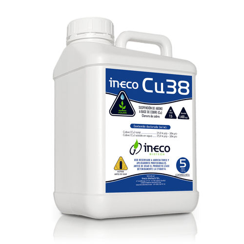 高铜肥料 - Cu38 - Ineco Biotech - 液体 / 叶面