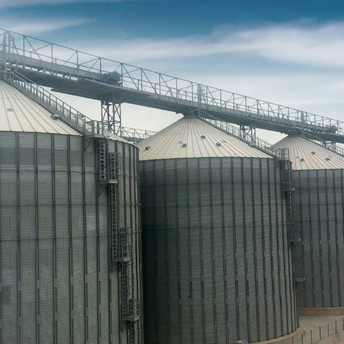 谷物筒仓 - SILOS CÓRDOBA S.L. - 电镀钢 / 混凝土 / 用于放电