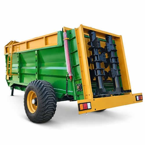 牵引式撒肥机 - QuFu HuiFu Machinery Manufacturing Co., Ltd. - 垂直喷洒 / 单车轴