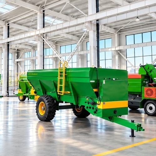 立式螺杆搅拌机 - 9JQL-12 - QuFu HuiFu Machinery Manufacturing Co., Ltd. - 牵引式 / 带有称重装置 / PTO驱动