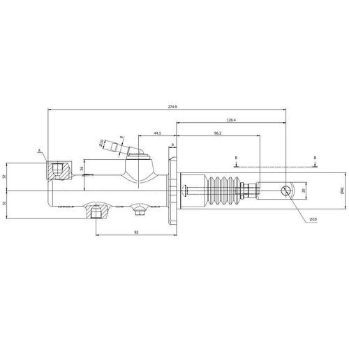 拖拉机液压杆 - MCB25.14M - Madal Srl - 农用车 / 用于制动 / 液压