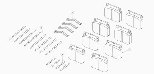 JCB农业机械制动器维修套件 - 107.4146.72 - Madal Srl - OEM