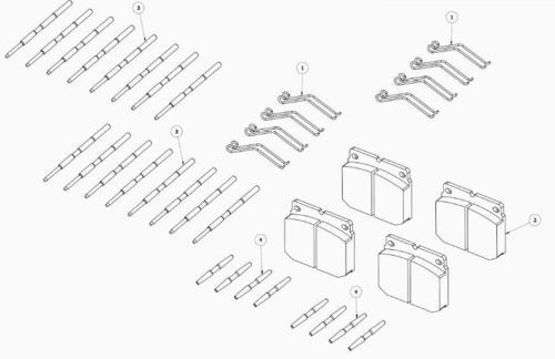 JCB农业机械制动器维修套件 - 107.2850.209 - Madal Srl - OEM