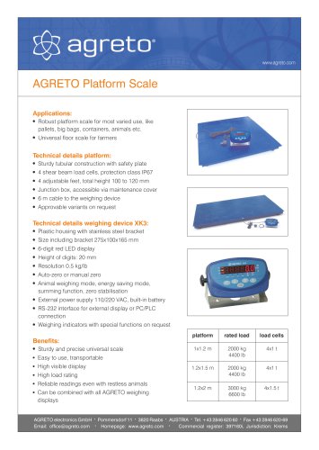 AGRETO Platform Scale