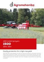 AGS trailed sprayers 1500