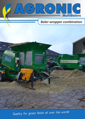 Baler-wrapper combination