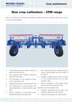 Row crop cultivators - CFM range