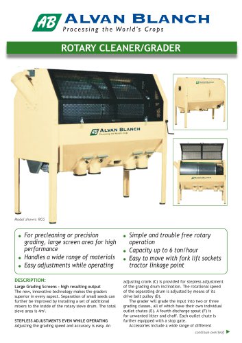 ROTARY CLEANER/GRADER