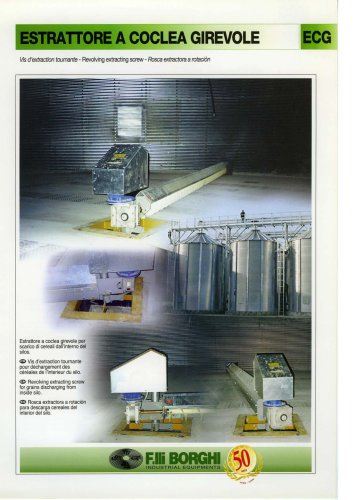 Revolving extracting screw