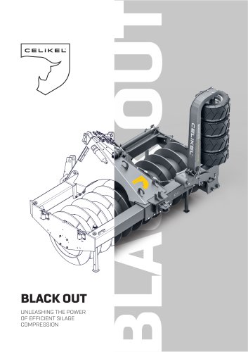 BLACK OUT SILAGE COMPACTOR MACHINE