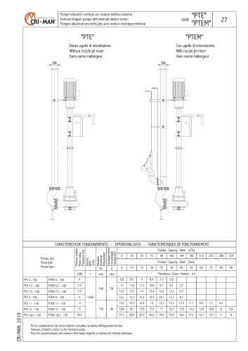 PTE-PTEM PUMPS SERIES