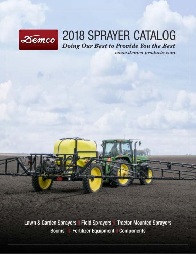 2018 SPRAYER CATALOG