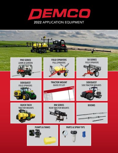 2022 APPLICATION EQUIPMENT CATALOG