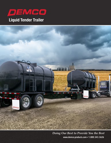 Liquid Tender Trailer