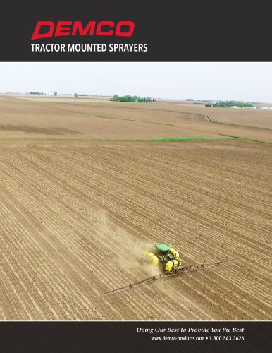 TRACTOR MOUNTED SPRAYERS