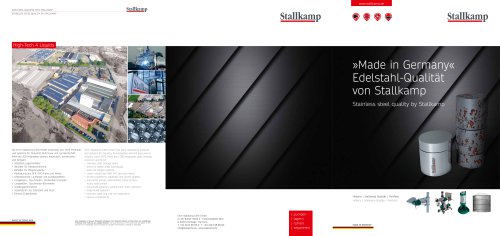 Stainless Steel Quality by Stallkamp