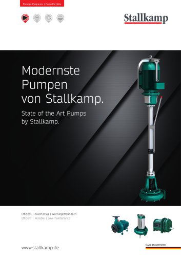 State of the Art Pumps by Stallkamp.