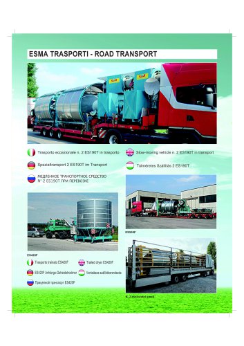 ESMA ON TRANSPORT