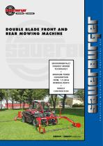 DOUBLE BLADE FRONT AND REAR MOWING MACHINE DM series