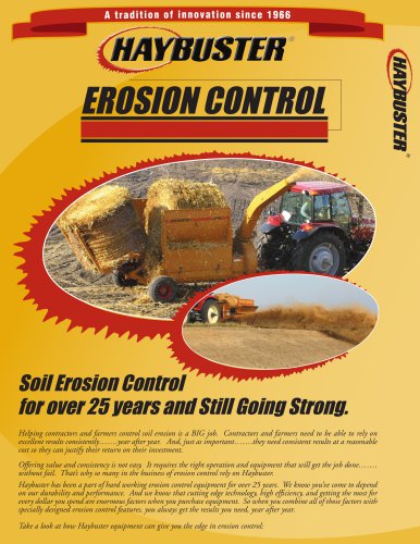 EROSION CONTROL PRODUCTS