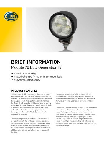 Module 70 LED Generation IV