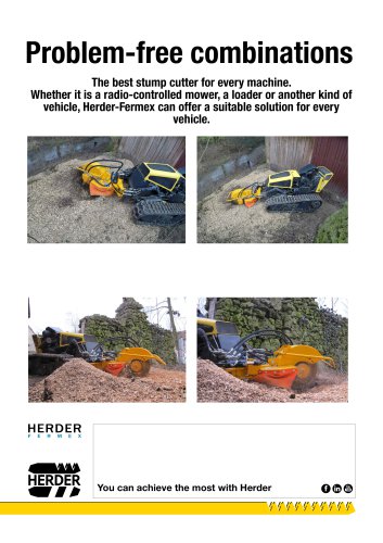 Herder-Fermex stump cutter SC410H-Robocut