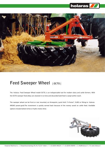 Feed sweeper wheel - OCTO