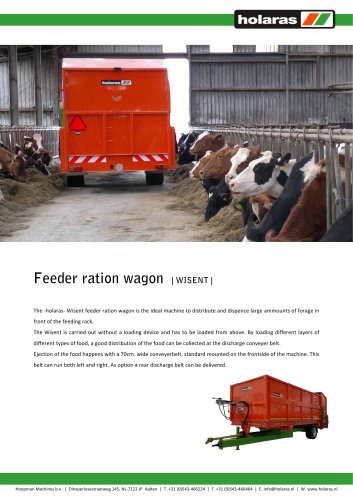 Feeder wagon - WISENT