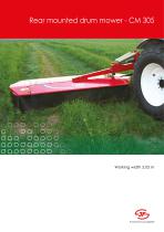 Rear mounted drum mower - CM 305 - 1