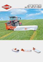 Front and rear mounted disc mowers