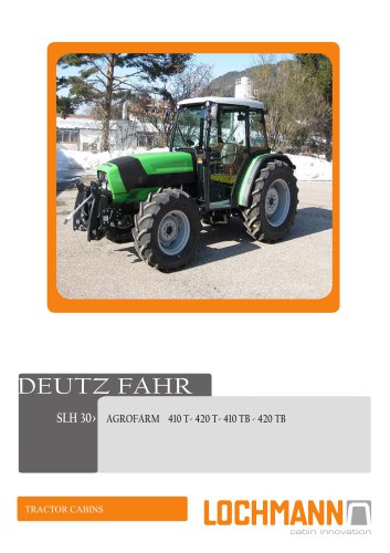 DEUTZ-FAHR AGROFARM 410T - 420T - 410TB - 420TB