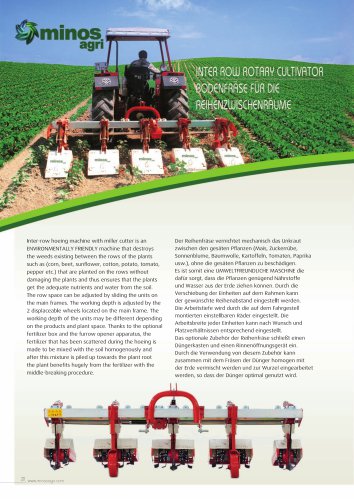 INTER ROW ROTARY CULTIVATOR