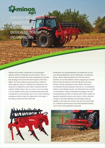SUBSOILER AND CRUMBLER COMBINATION