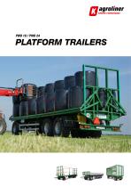 Platformtrailers PWO 18 / PWO 24