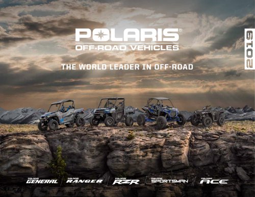 POLARIS OFF-ROAD VEHICLES 2019
