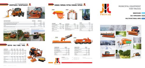 MUNICIPAL EQUIPMENT FOR TRUCKS