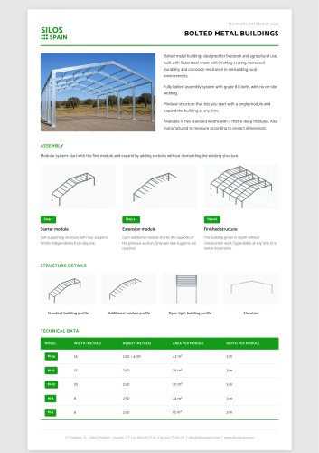 Modular bolted buildings