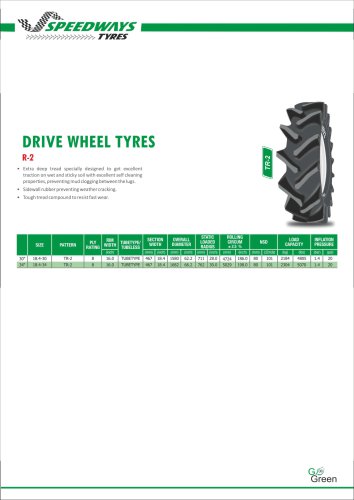 DRIVE WHEEL TYRES