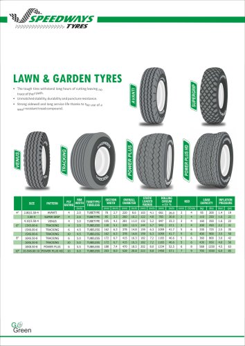LAWN & GARDEN TYRES