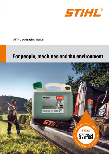 STIHL fuels and lubricants