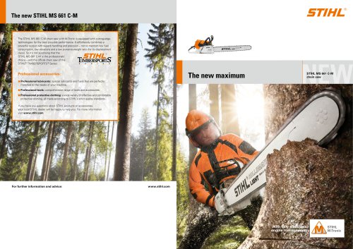 The chain saw STIHL MS 661 C-M