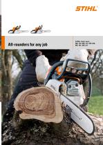 The chainsaw STIHL MS 170, 171, 180, 181, 211