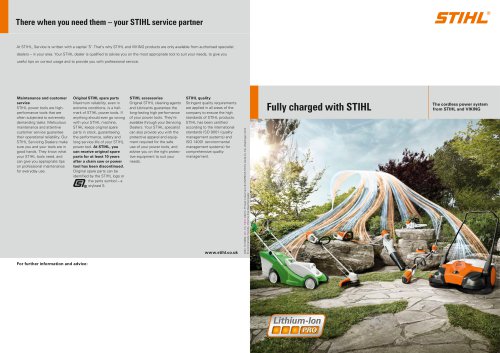 The cordless chainsaws STIHL MSA 200 C-BQ and MSA 160 C-BQ