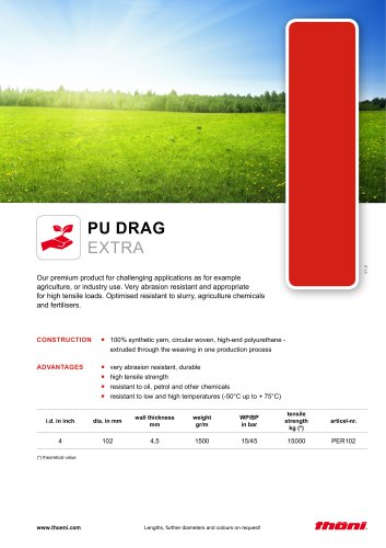 Hose PU Drag Extra