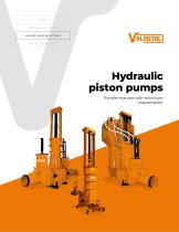 Hydraulic piston pumps