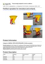 Mounted fertilizer spreader 5225sRX