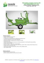 Self-loading wrapping machine with front loading-bale up to 1,2m