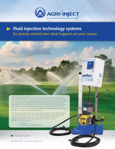 reflex® Variable Rate Fertigation Systems - Golf/Turf