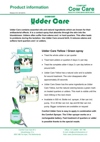 COMFORT Udder Care