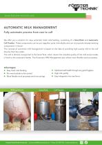 AUTOMATIC MILK MANAGEMENT